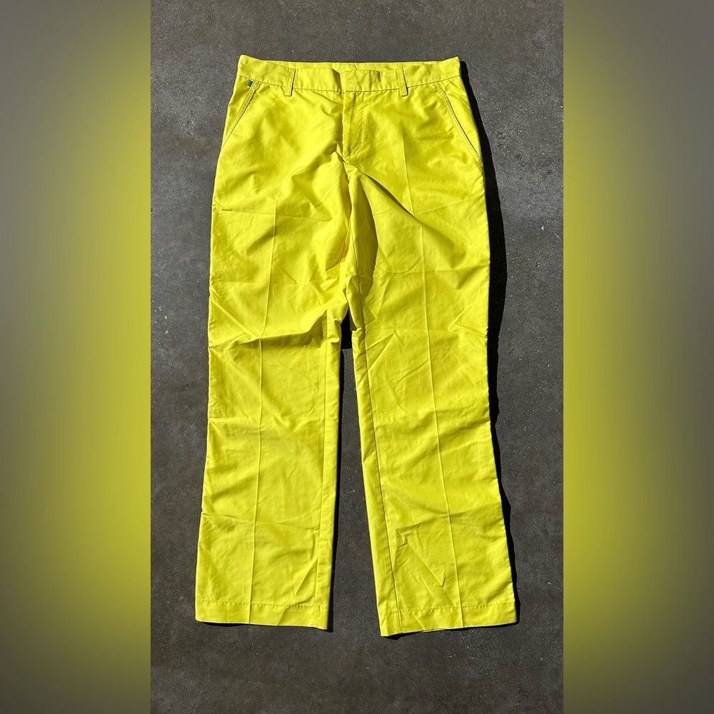 J. Lindeberg Yellow Trousers